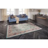 ELLE DECORATION Teppich Keshan Maschad, rechteckig, Höhe: 5 mm, Orientalisch, Läufer, Kurzflor, Vintage, Wohnzimmer, Schlafzimmer