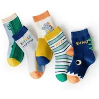 axy Socken axy Kinder Jungen Socken 5 Paar Multipack (Set, 5er-Pack, 5 Paar) Junge Geschenke Bunte Weich Neuheit Kindersocken