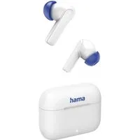 Hama Passion Clear II, In-Ear, Weiß Bluetooth-Kopfhörer (Lautstärkeregler/Rufannahmetaste)