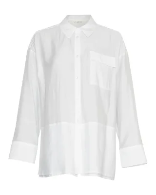 msch copenhagen - MSCHBarrington Shirt bright white - Gr. - XS/S