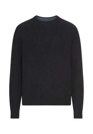 camel active - Pullover aus reiner Lammwolle dark navy - Gr. - L