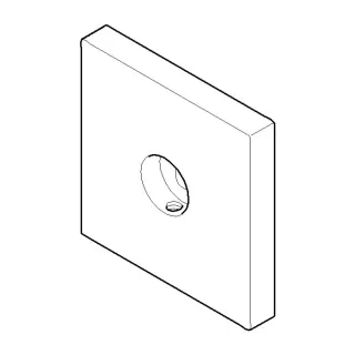 Dornbracht Wandhalter Duschgarnitur 081798507-06 platin matt