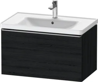Duravit D-Neo Waschtischunterbau wandhängend Eiche Schwarz Matt 784x452x440 mm - DE4255070160000 DE4255070160000