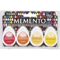 Knorr Prandell Stempel Stempelkissenset Memento Dew Drop Camp Fire