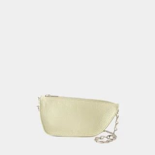 Sac à Bandoulière Micro Sling Shield - Burberry - Cuir - Beige
