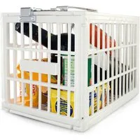Goods+Gadgets Aufbewahrungssystem GOODS+GADGETS Kühlschrank Schlossbox – Sicherer Mini-Safe, (Fridge Locker), Kühlschrank Tresor-Box