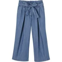 vertbaudet 3/4-Hose Mädchen Paperbag-Jeans, 3/4-Bein Bundweite verstellbar