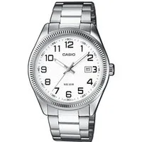 CASIO TIMELESS COLLECTION Quarzuhr MTP-1302PD-7BVEF, Armbanduhr, Herrenuhr, Damenuhr, analog, Datum, Edelstahlarmband