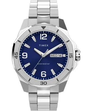 Timex Essex Silber Herren Armbanduhr TW2W79500