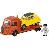 Citroen Type H Car Transporter & 2CV Type AZ, Konstruktionsspielzeug Maßstab 1:35