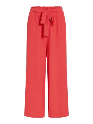 VILA - VIJOSA HW BELTED CULOTTE PANTS - NOOS - Gr. - 38
