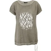 Doris Streich Print-Shirt (1-tlg) mit Plättchen-Motiv