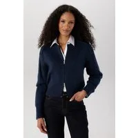Aniston SELECTED Strickjacke Blousonform und Zwei-Wege-Reißverschluß NEUE KOLLEKTION