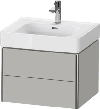 Duravit XSquare Waschtischunterbau wandhängend Betongrau Matt 584x470x397 mm - XS4378007070000 XS4378007070000