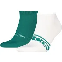 Calvin Klein Sneakersocken CK MEN SNEAKER 2P LOGO STRIPE (2 Paar) mit Logoschriftzug, Cotton-Mix