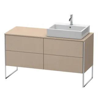 Duravit XSquare Konsolenwaschtischunterbau bodenstehend Leinen Matt 1400x548x778 mm - XS4923R7575 XS4923R7575