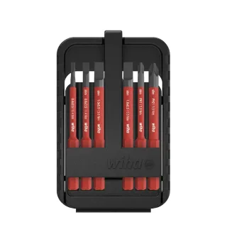 Wiha Bit Set slimBit electric Schlitz, Phillips 6-teilges Set - 43159