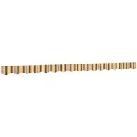 vidaXL Markise Markisenvolant Gelb und Grau Gestreift 400 cm (1-St)