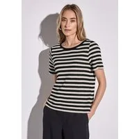 STREET ONE T-Shirt mit Streifen Muster