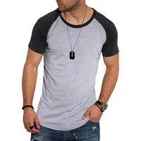 Style-Division T-Shirt SDBOISE Basic im Raglan-Stil