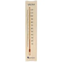 Lantelme Badethermometer Holz 38cm Saunathermometer Analog Sauna Zubehör Thermometer, Saunatemperaturanzeiger, Thermometer aus Kiefernholz, Temperaturbereich 1 bis 120°C
