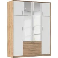 rauch Kleiderschrank Schrank Drehtürenschrank Garderobe Ankleide Schlafzimmer HILDESHEIM (Breiten: 185/275 cm, Höhe 231 cm) oberste Schublade mit praktischer Facheinteilung MADE IN GERMANY
