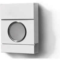 Radius Wandbriefkasten Briefkasten Letterman MB inkl. LED-Licht, inkl. akkubetriebener LED-Innenbeleuchtung