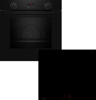 NEFF Backofen-Set "B2CCG6AK3" mit Teleskopauszug nachrüstbar Pyrolyse-Selbstreinigung mit 7 verschiedenen Beheizungsarten