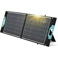 enjoy solar Solarmodul Faltbar Faltbares Solarpanel Solartasche 100W-200W, 12V/400W, 31.9V, Monokristallin, Design für Unterwegs, hohe Schutzleistung