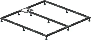 Duravit Stonetto Fußgestell Anthrazit Matt 1200x1200x80 mm - 791108000000000 791108000000000