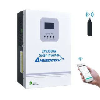 [EU Direct] Ameisentech 3000W Solar Hybrid Inverter 24V DC to 230V AC 100A MPPT Pure Sine Wave Charge Controller, Suppor