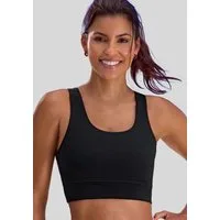 H.I.S Sport-Bustier ohne Bügel, mit Minimizer-Effekt, Sport-BH mit starkem Halt