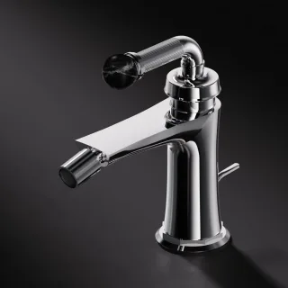 Steinberg Serie 355 Bidet-Einhebelmischer, Chrom / Nero Marquina 355 1300