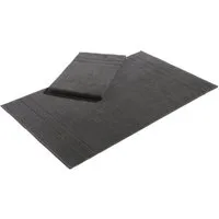 OTTO home Badematte Inga, 2 tlg. Hotelmatten-Set, Höhe 4 mm, schnell trocknend, beidseitig nutzbar, strapazierfähig, fußbodenheizungsgeeignet, Baumwolle, rechteckig, feine Bordüre, einfarbig, 100% Baumwolle, 2-teiliges Badematten-Set