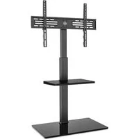 FITUEYES TV-Ständer TV-Halterung mit höhenverstellbarer Ablage, 32-60 Zoll, (bis 60,00 Zoll, höhenverstellbar, ±35° schwenkbar)