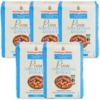 Bielmeier Mehl Pizzamehl La Verace neapol 5 Stück a 1kg Küchenmeister, 1 x 5000 g, Das Getreide stammt von Landwirten aus der Region (SET210327-5)