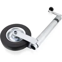 Bituxx Anhänger-Stützrad mit Gummirad bis 150kg (MS-19006)
