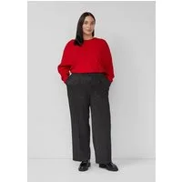 s.Oliver Chinos Hose Bundfaltenhose mit Glitzergarn und elastischem Bund