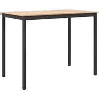 vidaXL Esstisch Bartisch 140 x 80 x 105 cm Massives Kiefernholz Natur (1-St)