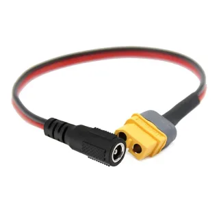 DC 5.5x2.1mm Female to XT60H Female Adapter Cable 30cm Total Length for SKYZONE FPV Goggles