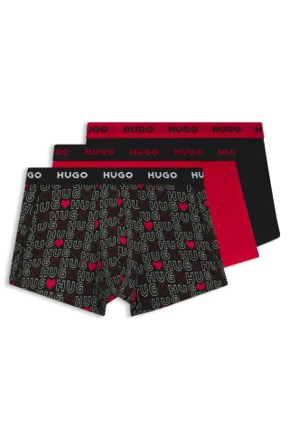 HUGO RED Menswear - TRUNK TRIPLET DESIGN Patterned - Gr. - M