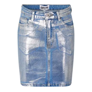 AmyLynn - Minirock für Damen, Denim (Blau)