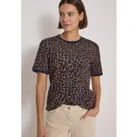 CECIL Rundhalsshirt mit Leomuster