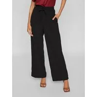 Vila Schlupfhose VICLUA HW WIDE PANTS-NOOS Materialmix