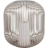formano Windlicht Stäbe, Höhe: 28cm, Farbe: Grau, Motiv: Stäbe
