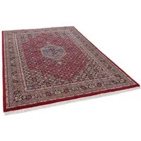 THEKO Orientteppich Benares Bidjar, rechteckig, Höhe: 12 mm, reine Wolle, handgeknüpft, mit Fransen, auch als Läufer