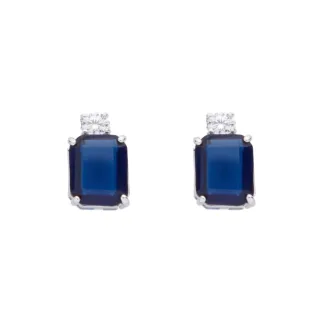 US Polo Assn Jewellery Emy Rhodium-Ohrringe