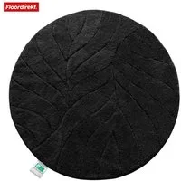 Floordirekt Badematte Maris, ausfranssicher, verschiedene Farben, aus weicher Mikrofaser, Höhe 30 mm, rutschhemmend beschichtet, fusselfrei, Polyester, Rund, 120cm Durchmesser, für Fußbodenheizung geeignet