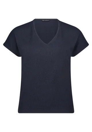 Betty Barclay - Strukturshirt dunkelblau - Gr. - 38
