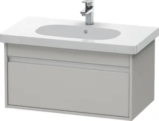 Duravit Ketho Waschtischunterbau wandhängend Betongrau Matt 800x455x410 mm - KT666700707 KT666700707